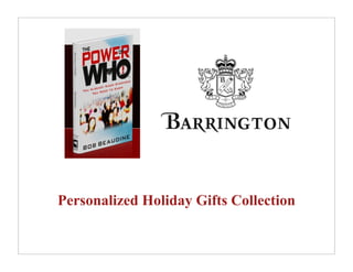 Personalized Holiday Gifts Collection
 