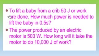 Power only g6 ppt | PPTX