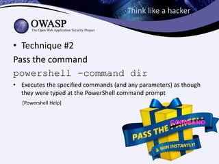 Power on, Powershell