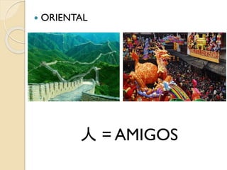  ORIENTAL
人 = AMIGOS
 