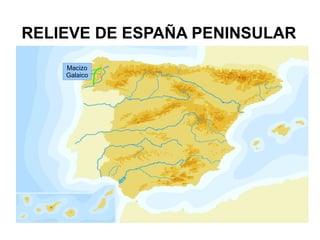 El relieve de montaña: Sierra, cordillera o sistema y macizo.  