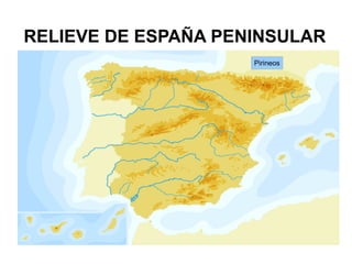 El relieve de la Comunidad Valenciana. 