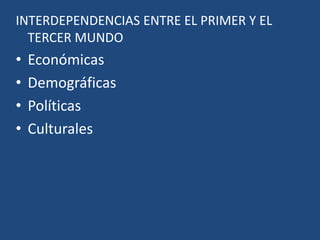 SUBDESARROLLO Y CUARTO MUNDO. Fuente: Banco Mundial y Anuario AkalFILIPINAS: UN PAÍS SUDESARROLLADO CLÁSICOSIERRA LEONA: EL CUARTO MUNDO