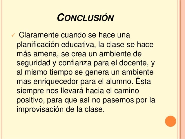 planificación educativa Daniela
