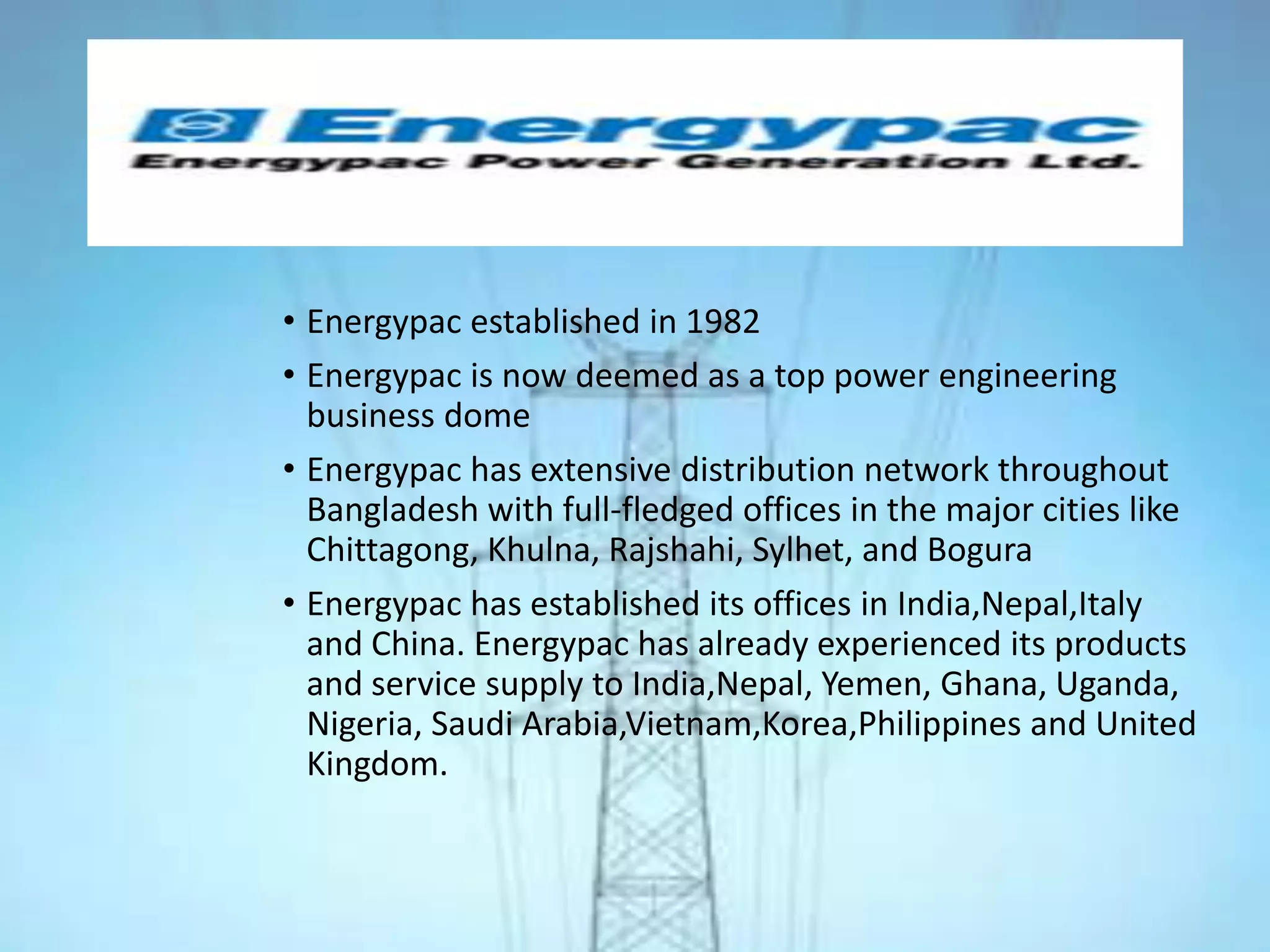 Power Plants In Bangladesh PPTX
