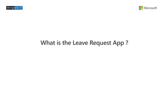 [PowerAppAtWork] Leave Request Automation 101 | PDF