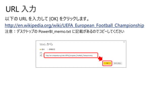 URL 入力
http://en.wikipedia.org/wiki/UEFA_European_Football_Championship
 