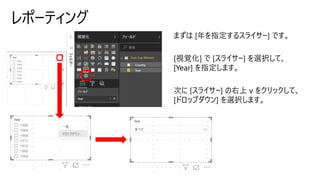 レポーティング
 