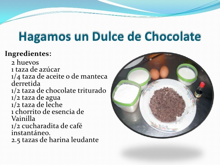 Ejemplos De Recetas De Cocina En Ingles Y Español Opciones de Ejemplo