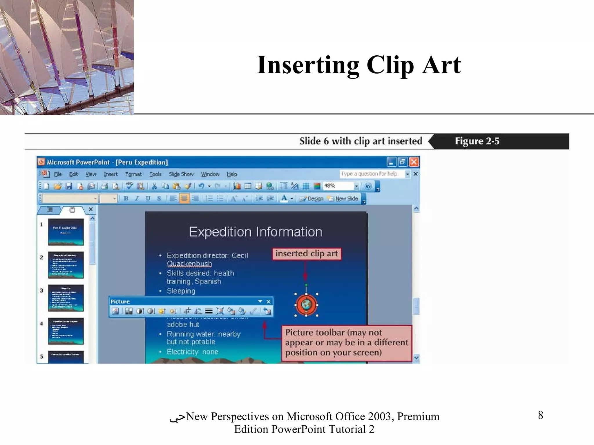 Inserting Clip Art 