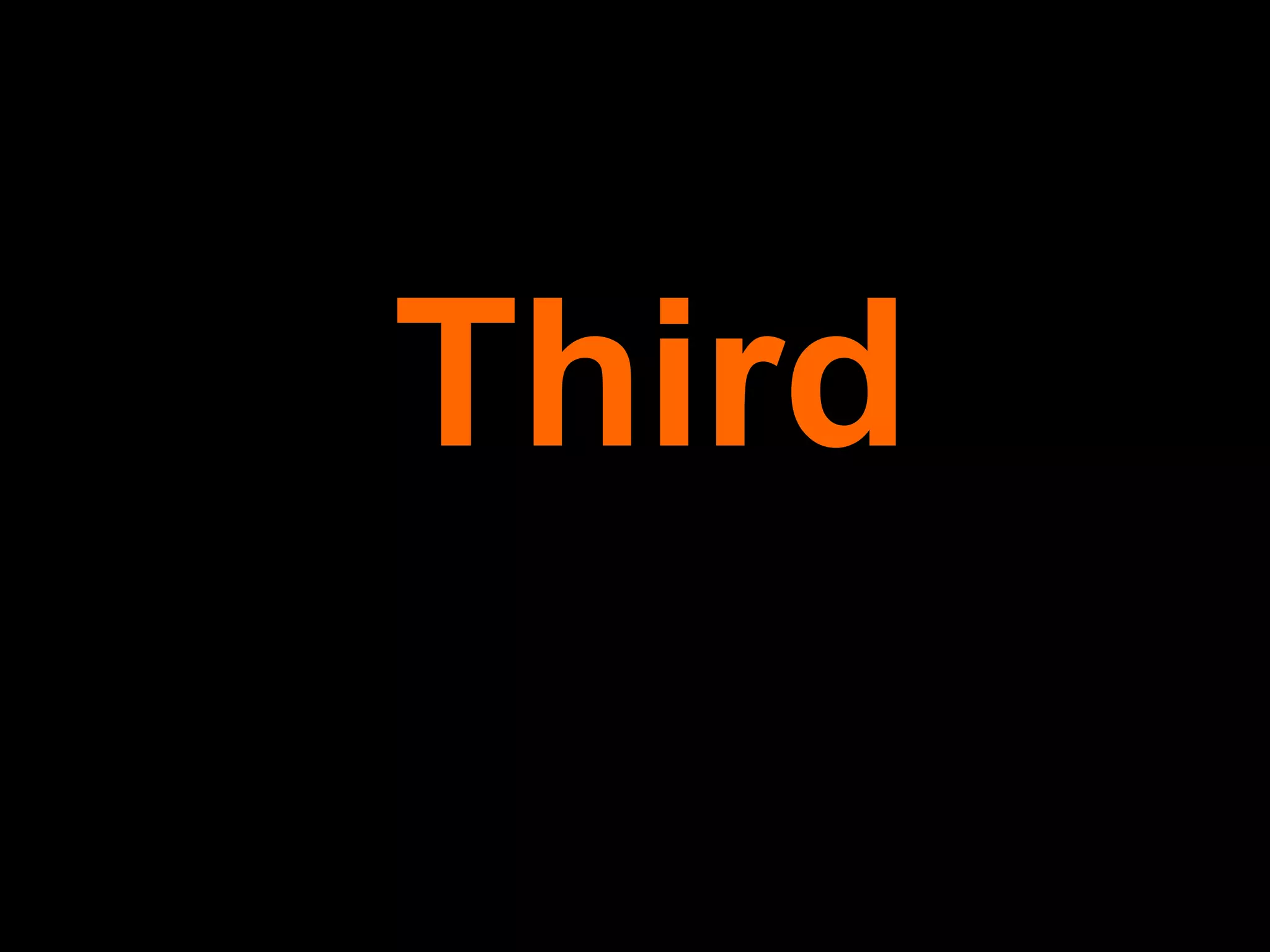 Third 