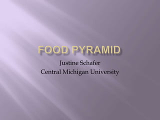 Food Pyramid Justine Schafer Central Michigan University 