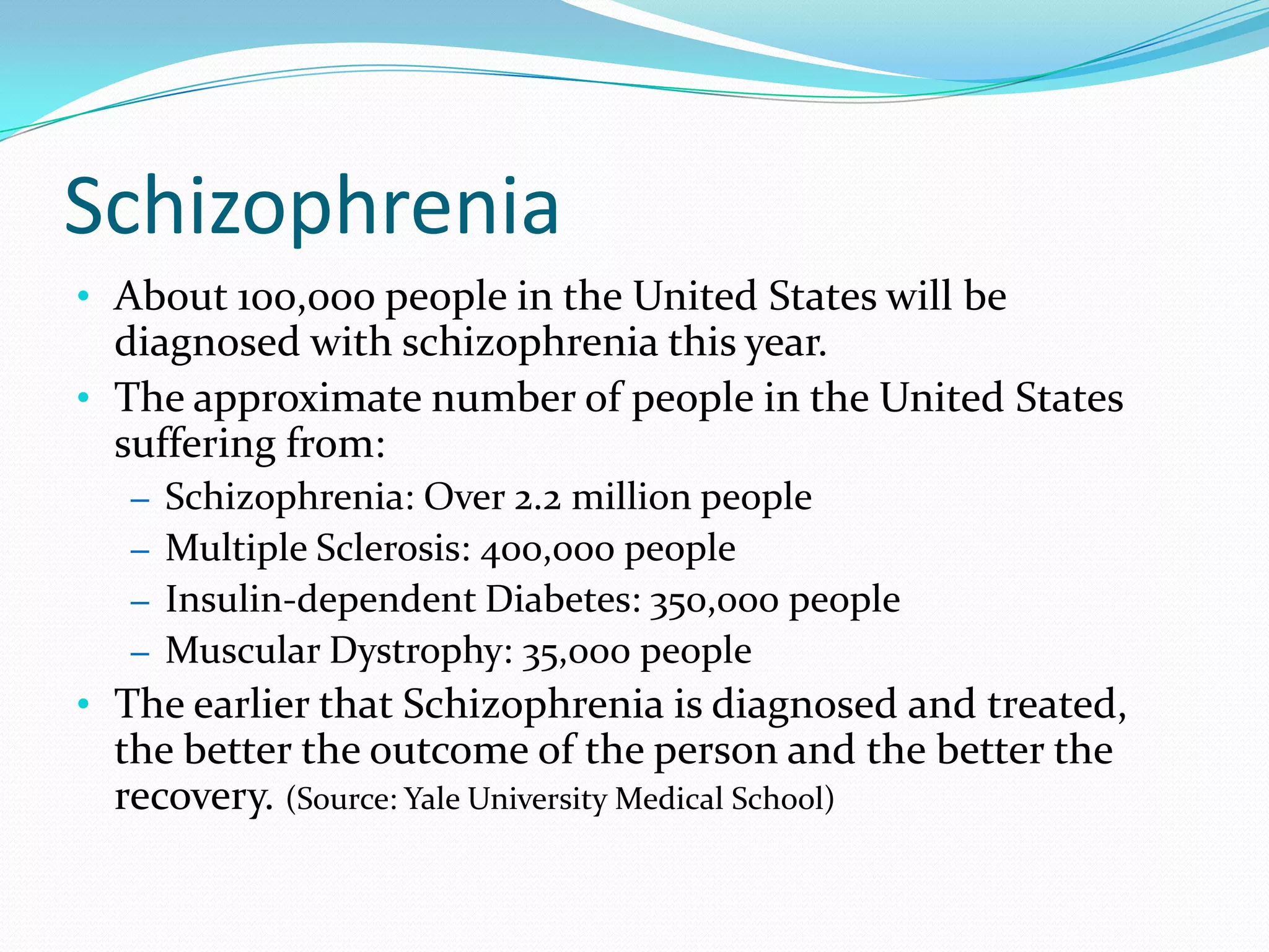 Approximately half of all individuals with severe mental illnesses have received no treatment for their illnesses in the previous 12 months. 