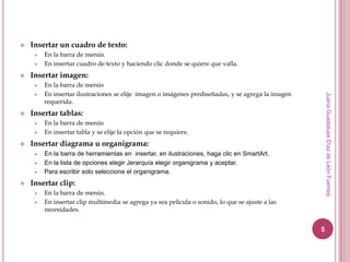 Aparece la primer dispositiva, en la cual se agrega el título del trabajo a realizar.