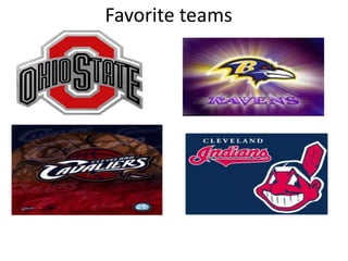 Favorite teams 