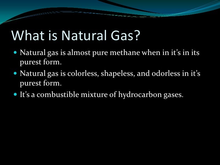 Natural Gas Is A Mixture Of Natural Gas Is A Mixture Of