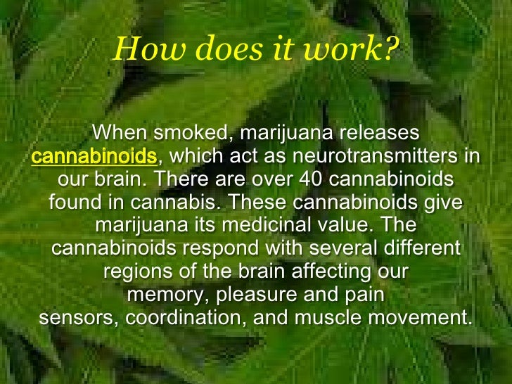 medical cannabis how cannabis works