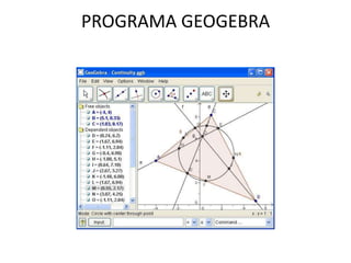 PROGRAMA GEOGEBRA