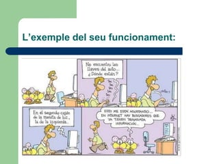 Que és?És un tipus de Web dotada d’un major significat, dins la qual tots els usuaris podran trobar resposta a totes les seves preguntes de forma més ràpida i senzilla gràcies a una informació millor definida.La Web 3.0 és capaç de processar el contingut del software, raonar-ho, combinar-ho i realitzar deduccions lògiques per resoldre problemes quotidians de forma automàtica.