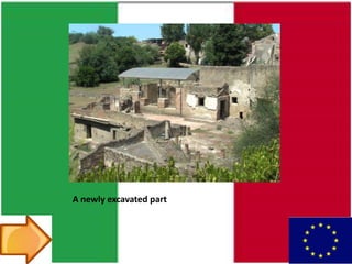 A newly excavated part
 