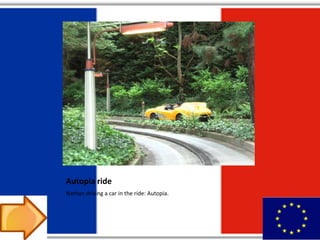 Autopia ride
Nathan driving a car in the ride: Autopia.
 