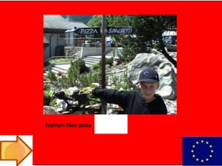 Nathan likes pizza
 