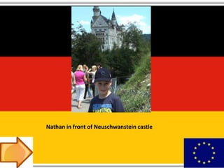 Nathan in front of Neuschwanstein castle
 
