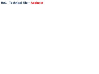 HA1 - Technical File –  Adobe In  