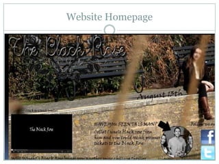 Website Homepage
 