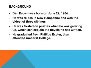 Dan Brown | PPT