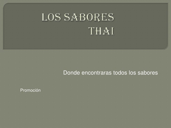 Donde encontraras todos los saboresPromoción 