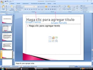 Grupo Fuente   Grupo Párrafo
 