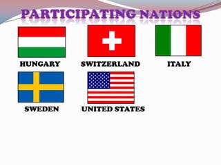 HUNGARY   SWITZERLAND     ITALY




SWEDEN    UNITED STATES
 