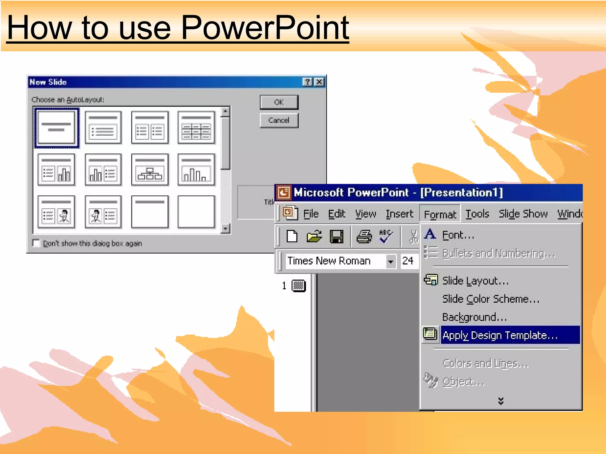 How to use PowerPoint