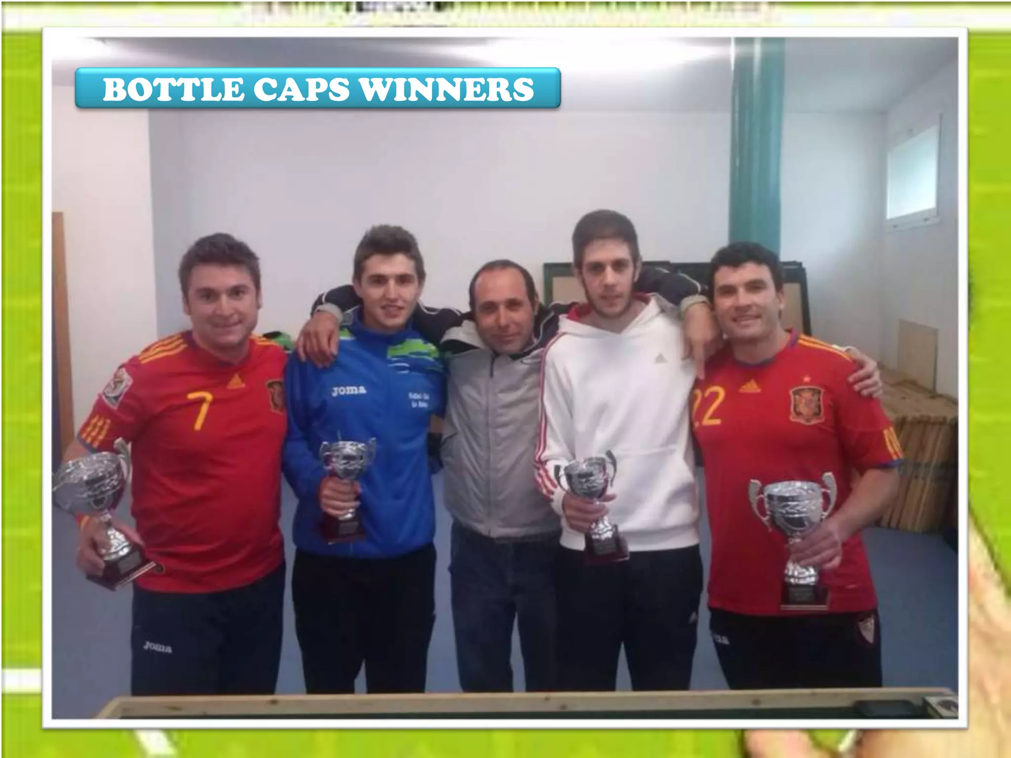 BOTTLE CAPS WINNERS
 