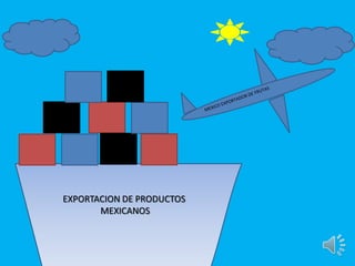 EXPORTACION DE PRODUCTOS
MEXICANOS
 