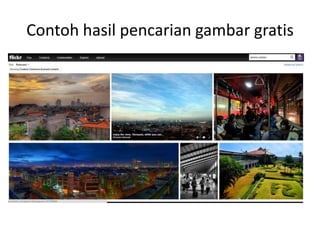 Contoh hasil pencarian gambar gratis
 