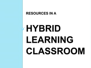Into to Hybrid Learning: Rotations & Lesson Planning | PPTX