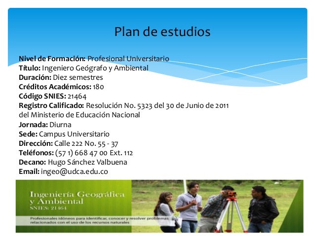 Ingenieria Geografica Y Ambiental