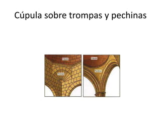 Cúpula sobre trompas y pechinas 
 