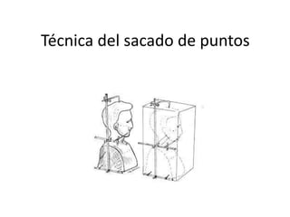 Técnica del sacado de puntos 
 