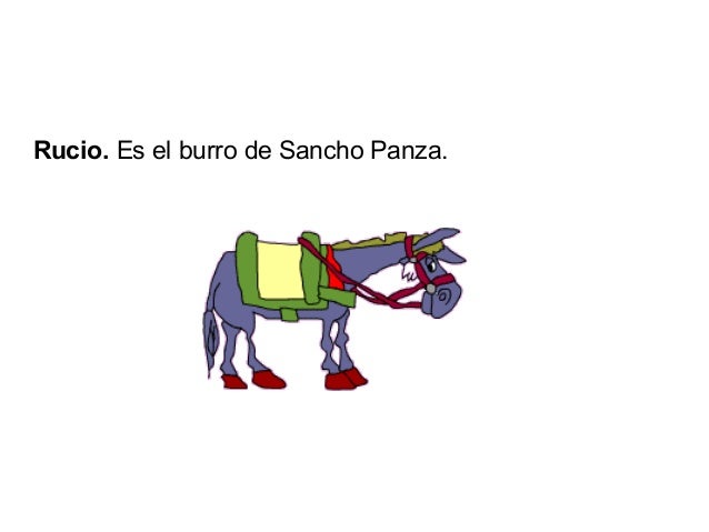 Como Se Llamaba El Burro De Sancho Panza