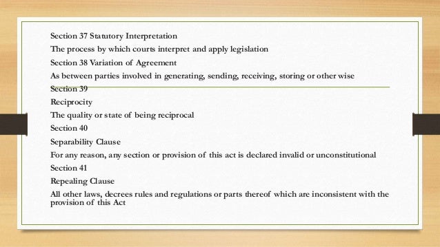 electronic commerce act 8792 (2000)