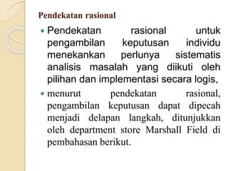 Proses Pengambilan Keputusan (Decicion Making Proses) | PPT