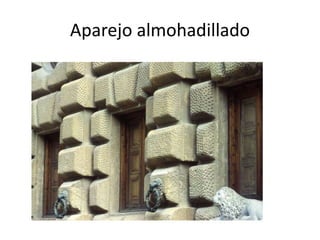 Aparejo almohadillado
 