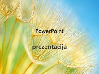 PowerPoint
prezentacija
 