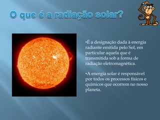 A radiação solar - Geografia A | PPTX