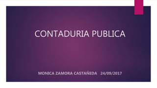 CONTADURIA PUBLICA
 